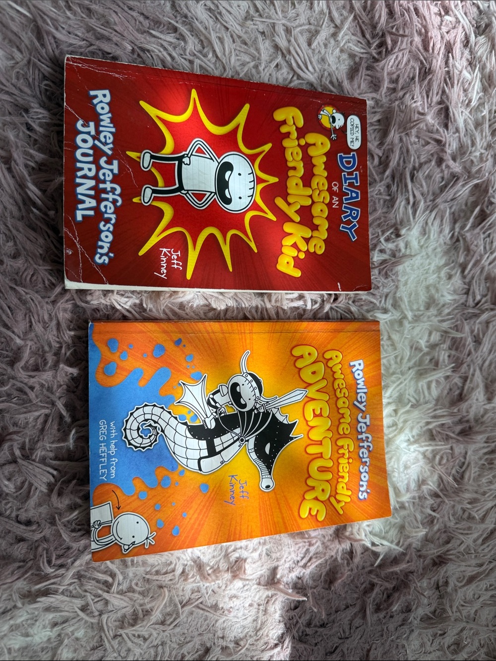 Rowley Jefferson's Awesome Friendly Adventure & Diary Book Set - Orange and Red